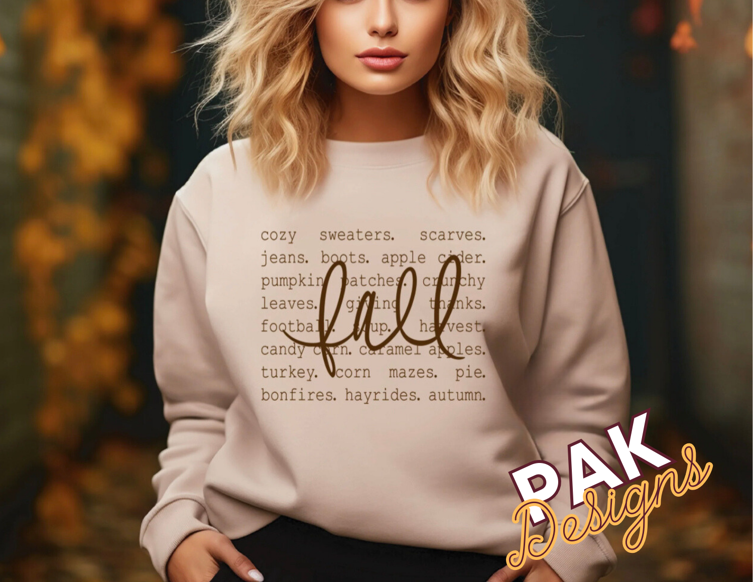 Fall Script | Pak Designs